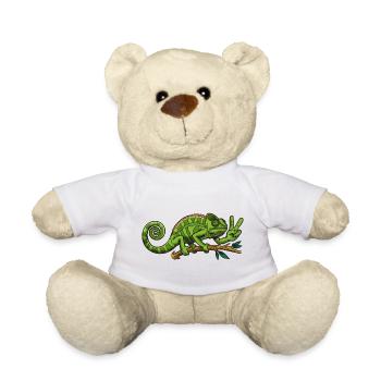 Chamäleon Peace - Teddy - Weiß - Vorne