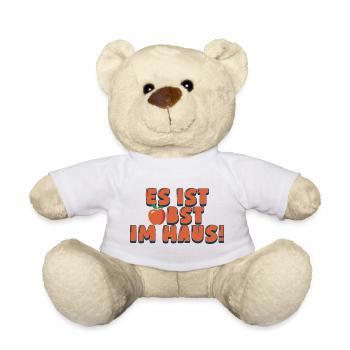 Es ist Obst im Haus - Teddy - Weiß - Vorne