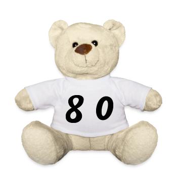 HAPPY BIRTHDAY. JOYEUX ANNIVERSAIRE. ANNIVERSAIRE. - Nounours - blanc - Devant