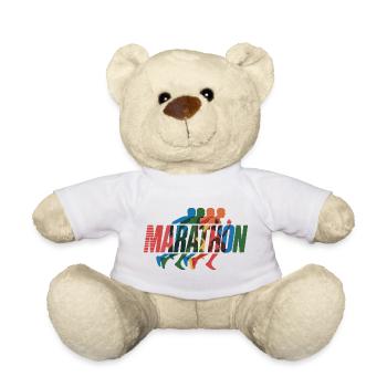 Marathon Farbenlauf - Teddy - Weiß - Vorne