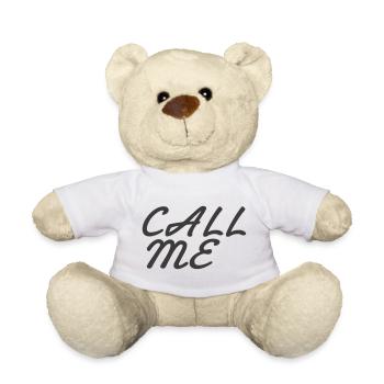 Call me - Teddy - Weiß - Vorne