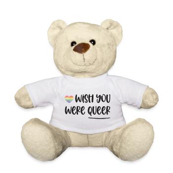 LGBT-Pride-Monat – Ich wünschte, du wärst queer - Teddy - Weiß - Vorne