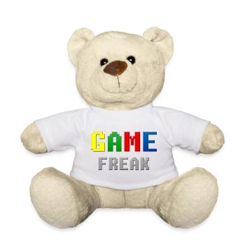 Thème rétro Pixel Game Freak - Nounours - blanc - Devant
