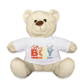 Lustiges Architekten Kind - Teddy - Weiß - Vorne