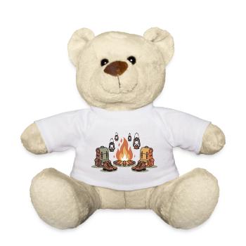 Lagerfeuernacht-Ausrüstung - Teddy - Weiß - Vorne