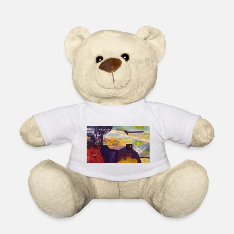 Paysage urbain abstrait - Nounours - blanc