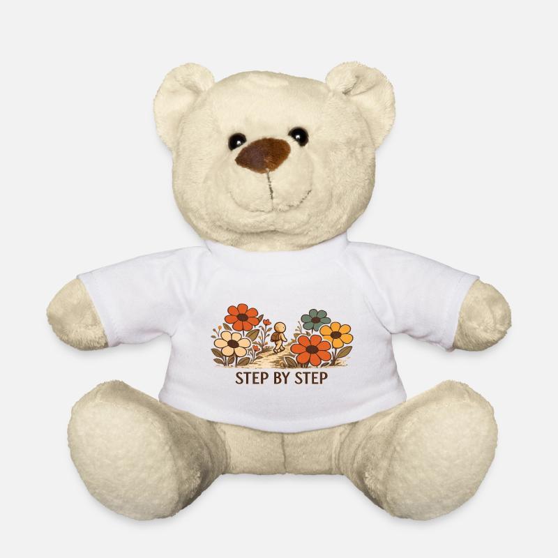 The Little Thought | STEP BY STEP - Teddy Bear - white
