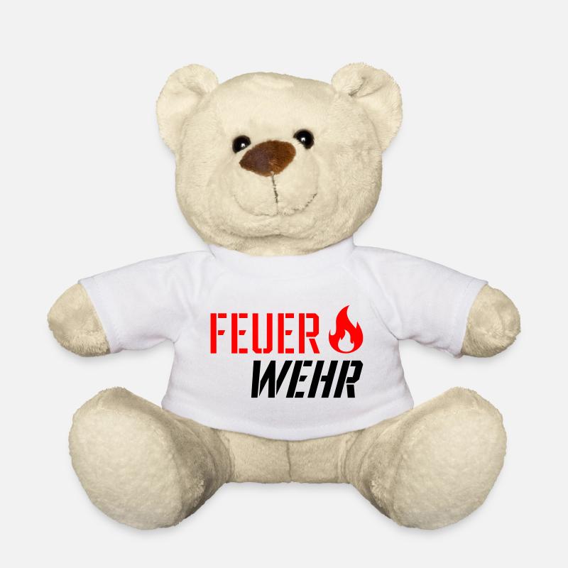 Pompiers - Nounours - blanc