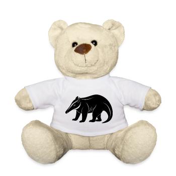Giant Anteater - Teddy Bear - white - Front