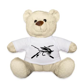 Fliegenfischen Angelköder Angeln Angelsport - Teddy - Weiß - Vorne