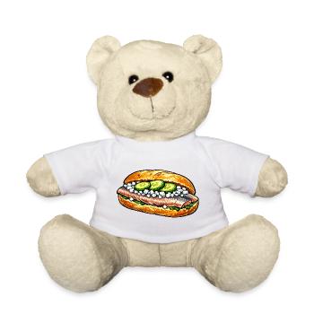 Rouleaux de poisson - Nounours - blanc - Devant