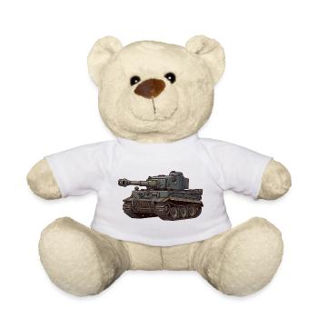 Panzer Tiger I - The Pure House Tiger RCCX - Teddy Bear - white - Front