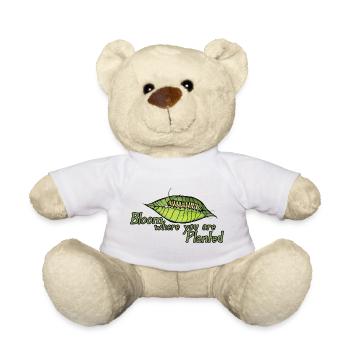 Blühe dort, wo du gepflanzt bist - Teddy - Weiß - Vorne