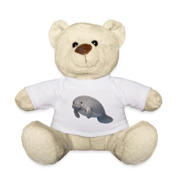 Lamantin - Nounours - blanc - Devant