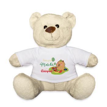 Verspielte Obstbärenplatte - Teddy - Weiß - Vorne