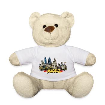Madrid Graffiti Skyline - Teddy - Weiß - Vorne