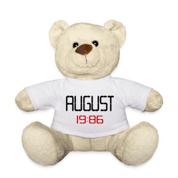 40. Geburtstag, August 1986 - Teddy - Weiß - Vorne