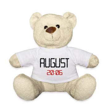 August 2006, 20. Geburtstag - Teddy - Weiß - Vorne