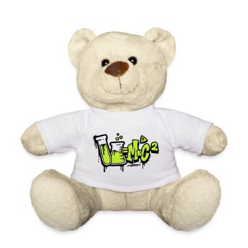 Formule de chimie Graffiti - Nounours - blanc - Devant
