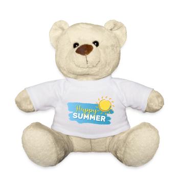 Summer Mode: ON - Teddy Bear - white - Front
