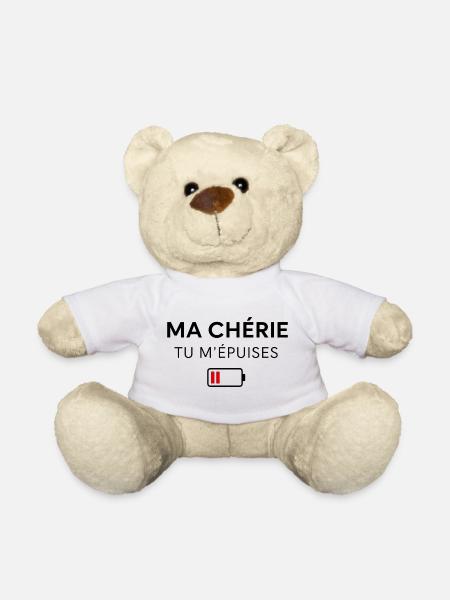 Mon Chéri & Ma Chérie – Tu m’épuises - Nounours - blanc
