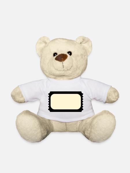 Ticket - Teddy - Weiß