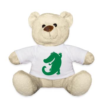 krokodil - Teddy - Weiß - Vorne