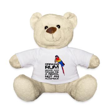 Drinking Rum - Teddy - Weiß - Vorne