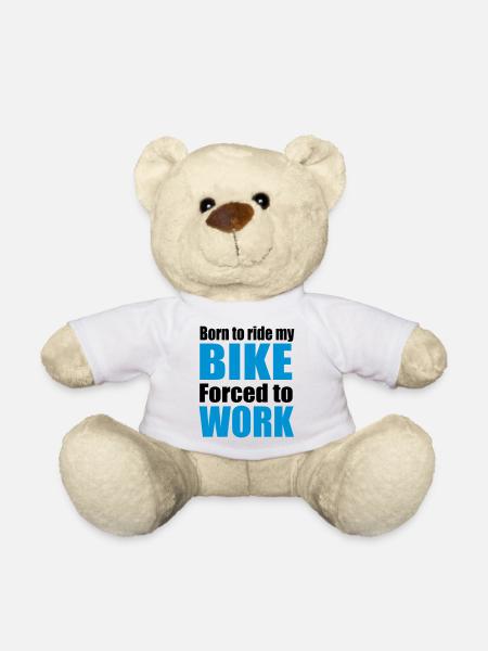 motorbike - Teddy Bear - white