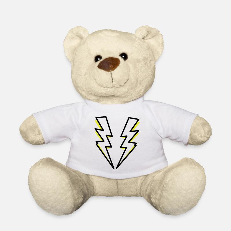Lightning flash lighting - Teddy Bear - white