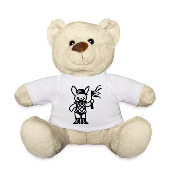 Lapin porno 3 - Nounours - blanc - Devant