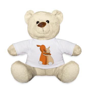 Hasen-Freundschaft - Teddy - Weiß - Vorne
