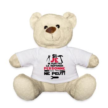 si je ne peux pas - Nounours - blanc - Devant