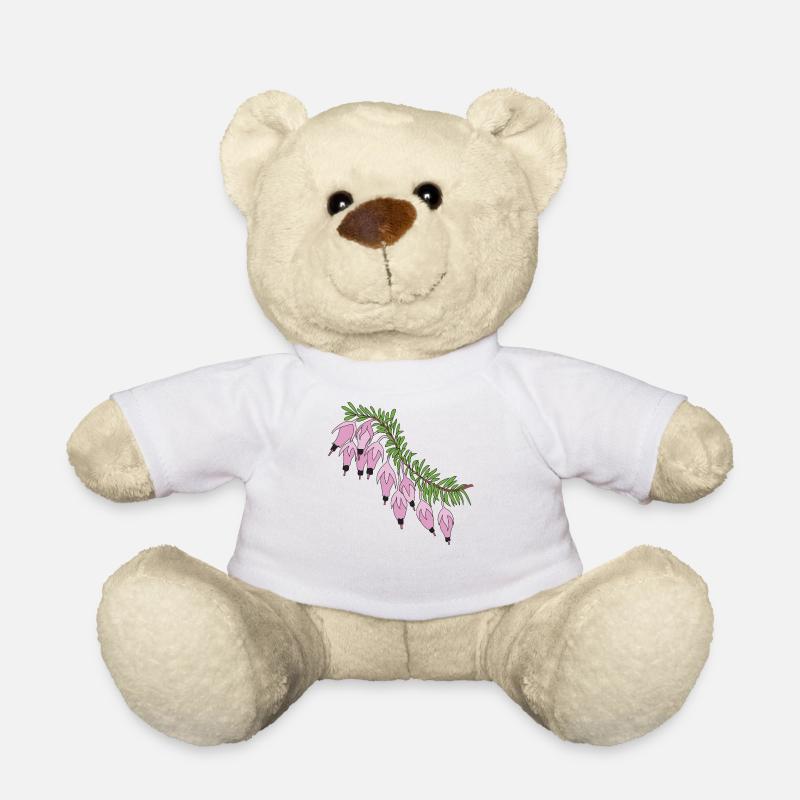 bruyère rose - Nounours - blanc