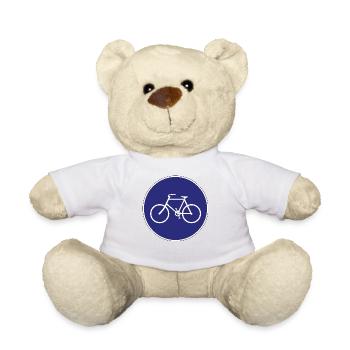 montagne vélo vélo VTT cycliste vélo - Nounours - blanc - Devant