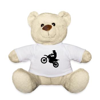 motocross motorcycles athlete sport motorrad5 - Teddy - Weiß - Vorne