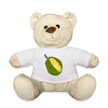 guanabana jackfruit jackfruit veggie veggie frui - Teddy Bear - white - Front