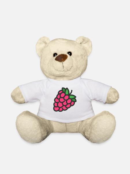 himbeere rasperry obst veggie gemuese fruits14 - Teddy - Weiß