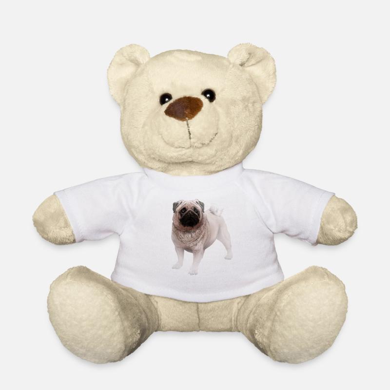 Mops - Teddy - Weiß