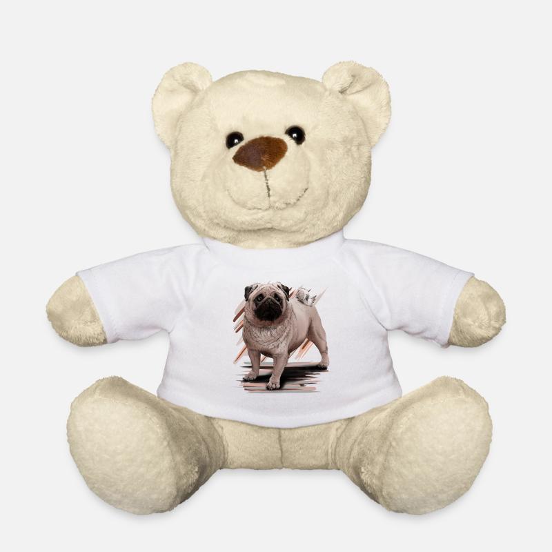 Mops - Teddy - Weiß