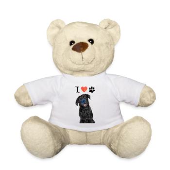 J'aime mon Labrador - Nounours - blanc - Devant