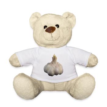 knoblauch garlic veggie gemuese vegetables6 - Teddy - Weiß - Vorne