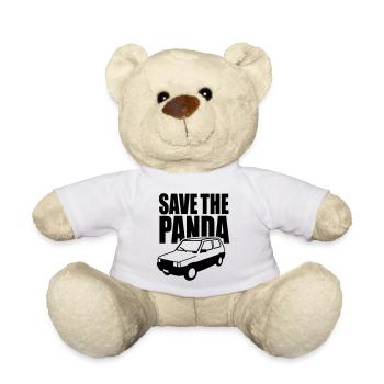 Save the panda - Teddy - Weiß - Vorne