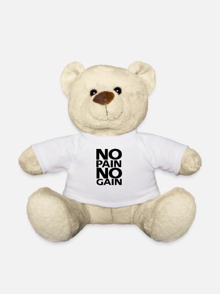 PAS DE DOULEUR SANS GAIN - Nounours - blanc