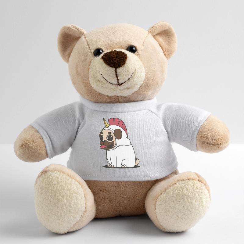 Mops Einhorn Teddy
