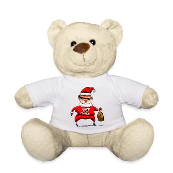 Gangster du Père Noël - Nounours - blanc - Devant