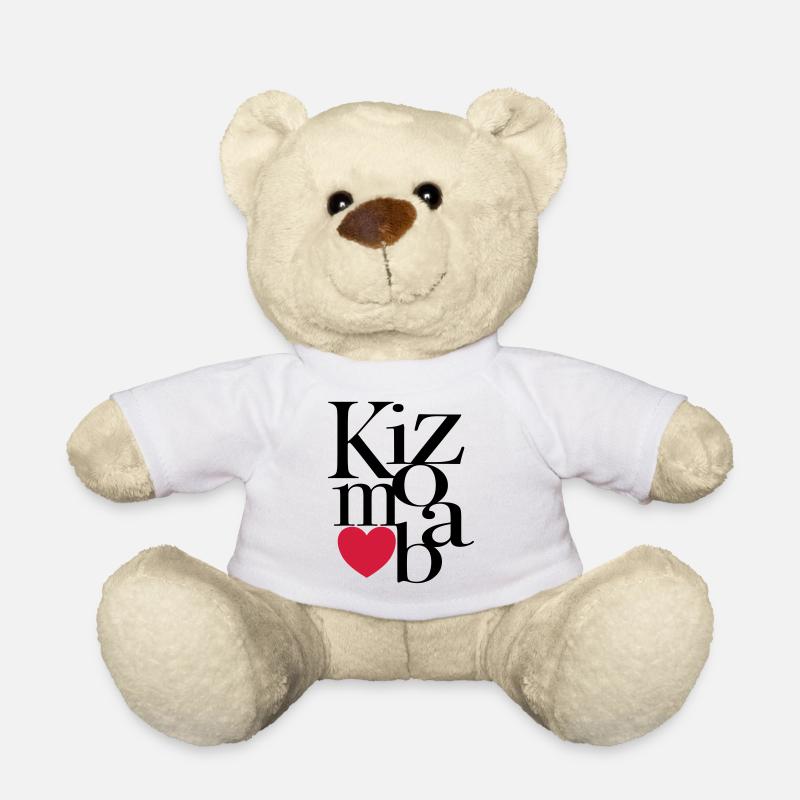 Kizomba Art - Kizomba Dance Shirt - Teddy - Weiß
