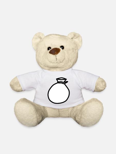 backpack suitcase sac sac bag dossier36 - Nounours - blanc