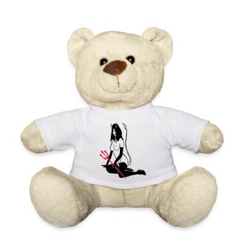 Teufelchen - Teddy - Weiß - Vorne