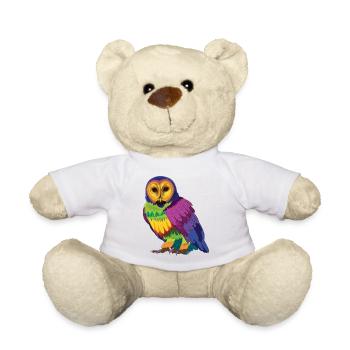 Regenbogeneule - Teddy - Weiß - Vorne